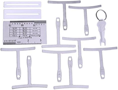 Understring Radius Gauge Rule Protector Guards Set for Guitar Bass Setup