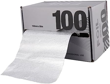 FOMIYES 1 Box Tin Foil for Hair Dye Highlighting Foil Roll Hair Tin