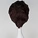 Miss U Hair Mens 70s 80s Short Wavy Brown Shaggy Wig Anime Cosplay Costume Wig Halloween