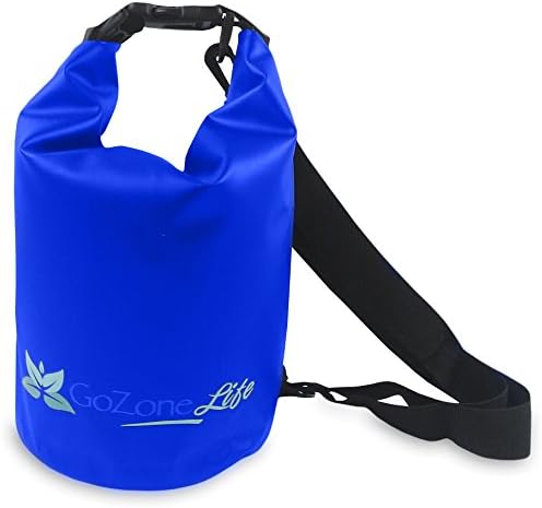 GoZone Life® #1 Waterproof Dry Bags - Powerful & Sturdy - Floating Wet Sack Keeps Your Items Safe & Dry Against Adverse Conditions - Outdoor Dry Seal Technology - Amazing 100% Satisfaction Guarantee - Kayaking - Fishing - Swimming & Backpacking