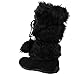 DailyShoes Women's Warmer-02 Mukluk Boots Faux Fur Round Toe Ankle High Winter Bootie