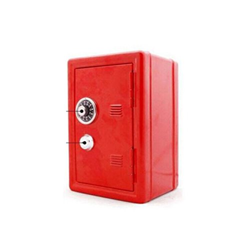 Tinksky iron security cash box code box with key,paper …