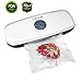 Crenova V60 Plus Vacuum Sealer, 3-in-1 Automatic Food Sealer Saver with Starter Kit of Cutter，10 Vacuum Bags/Rolls for Dry&Moist Food Preservation Saver