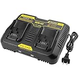 Powilling DCB102BP Replacement Charger for DEWALT DCB102BP 20-volt MAX Jobsite Charging Station
