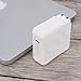 JRCMAX MacBook Charger Protective Case,Soft Thin Silicone Protector Case for MacBook Pro 15