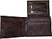 Kenneth Cole Reaction Men's Genuine Leather Passcase Wallet With Gift Box (Brown)