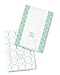 SwaddleDesigns Baby Burpies, Set of 2 Cotton Burp Cloths, SeaCrystal Mod Circles
