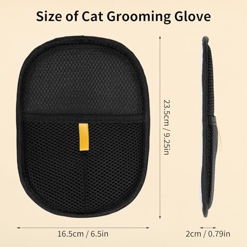 Kunoli 2PCS Pet Hair Remover Glove, Static Pet Hair Removal Glove, Dual-Sided Grooming Gloves, Reusable Pet Hair Removal for Washing Deshedding Grooming, Suit for Sofa Carpet Clothing