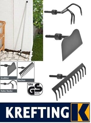 Voston Tool Cultivator Gartenhacke 3 Hoe-Garden Rake