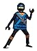 Disguise Jay Lego Ninjago Movie Deluxe Costume, Blue, Medium (7-8)