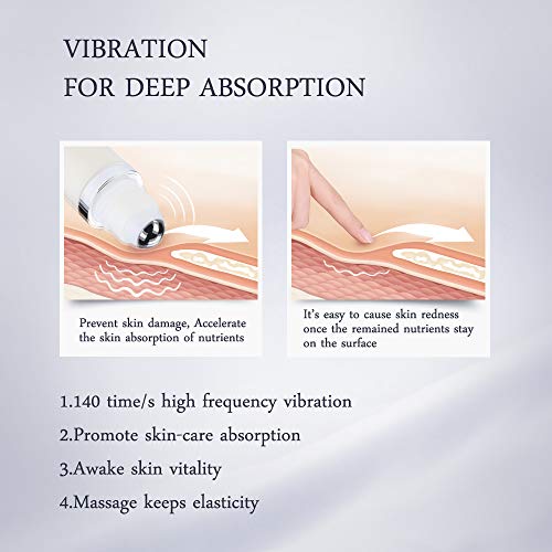 Electronic Refillable Roller Bottle - 10ml Container for Hyaluronic Acid Serum Essence Essential Oil Massage Skin Care Reusable Bottle with Stainless Steel Roller Balls - Thumbnail 3