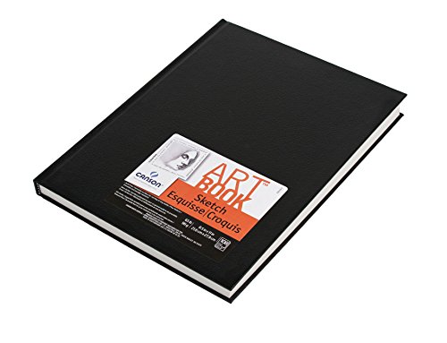 Canson Artist Series Sketch Book Paper Pad, for Pencil and Charcoal, Acid Free, Hardbound, 65 Pound, 8.5 x 11 Inch, 100 Sheets
