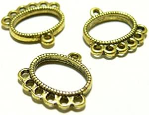 Perlesmania.com PA15355 Pax 20 multiconectores candelabros ovalados