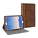 iPad Pro Case 12.9, iPad Pro Case, GMYLE Book Case Vintage Brown Leather Multi-angle Folio Stand Cover for Apple iPad Pro 12.9
