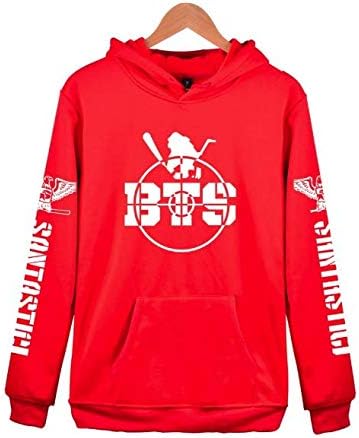 red bts hoodie
