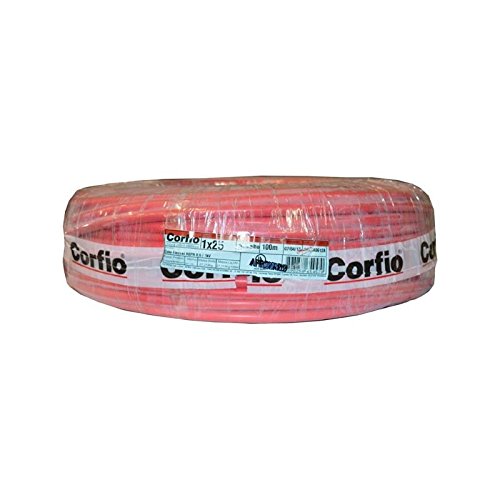 Cabo Flexível 1kv 25,0mm Vermelho Corfio Com 100 Metros