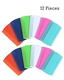 SBYURE 12 Pack Flea Lice Combs Grooming Fine Tooth Hair Combs Double Sided Health Remedies Repellent Ticks Dogs Cats