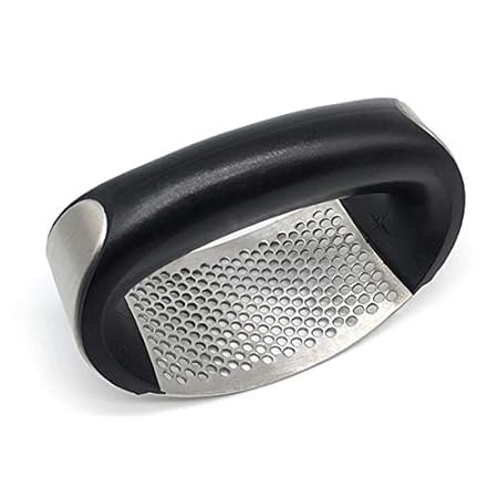 Homeng Rocker Knoblauchschneider, Knoblauchpresse, Ingwerpresse, Edelstahl, Knoblauchpresse