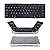 Mini Bluetooth Keyboard,Sunshine Portable Folding Wireless Keyboard with Stand Ultra Slim Rechargeable for Smartphones by Sunshine