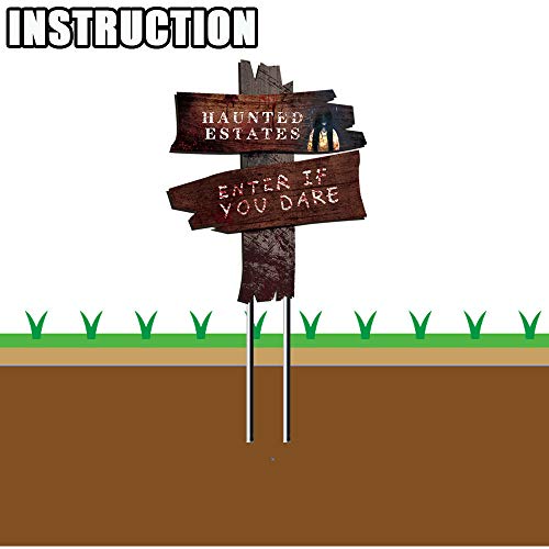 DQFAQYY Halloween Decorations Yard Signs Stakes 6Pcs 10\