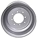 ITP Steel Wheel - 10x8 - 3+5 Offset - 4/110 - Silver , Bolt Pattern: 4/110, Rim Offset: 3+5, Wheel Rim Size: 10x8, Color: Silver, Position: Front/Rear 18R411