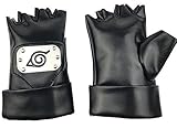 zhanghuias Cosplay Gloves Hatake Kakashi Ninja Cosplay Accessories(Size: One Size, Color Black)