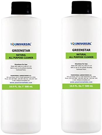 GreenFist All Purpose Cleaner [Super Concentrated] GreenStar Commercial Grade Heavy or Light Duty Multi Surface Cleaner (2 Pack 500 ml)