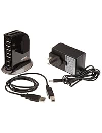 Hub USB, de Basics, Negro Paquete de 10