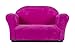 Keet Roundy Microsuede Children's Sofa, Hot Pink