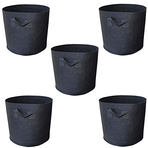 Seasonfall Plant Grow Bag, 5 Gallon Garden Potato Planter Bag with Strap Handles for Carrot, Tomato, Onion and Vegetables