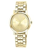 Nine West Women's Gold-Tone Bracelet Watch