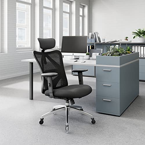 XUER Ergonomic Office Chair, Mesh Computer Desk Chair with Adjustable