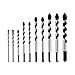 Masonry Drill Bits Set, 10 Piece Tungsten Carbide Tip Drill Bits for Porcelain Ceramic Tile, Concrete, Brick Wall, Glass, Mirrors, Plastic Wood (3 4 5 6 6 8 8 10 10 12mm)