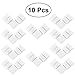 LEORX LED Strip Connector 5050 LED Connector 10mm LED RGB Connector L-shape LED Strip Light Connectors (10pcs)