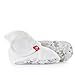 Goumikids Goumikids - Goumihats, Tie On Baby Beanie Hat with Soft, Organic Cotton Hat Protects from Sun and Other Elements, for Newborns or Infants, Forest Friends (Gray, 3-6 Months)