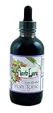 Iron Tonic - Liquid Iron Supplement For Women - Vegan Iron Drops For Kids & Infants - Non Constipating Iron Supplement For Anemia Support - ( 4 Ounce ) - Herb Lore
