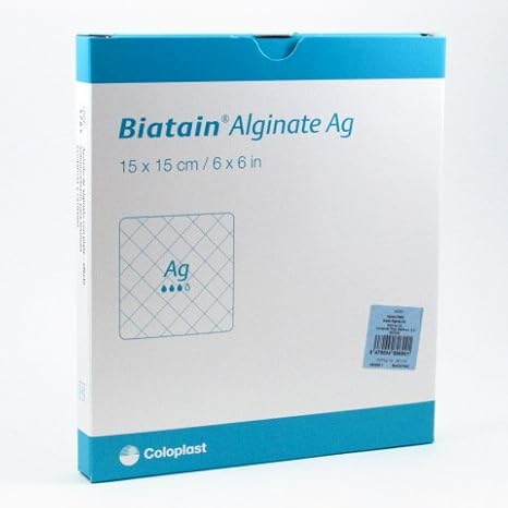 COLOPLAST BIATAIN ALGINATE AG 15X15 3765: Amazon.es: Salud y cuidado personal