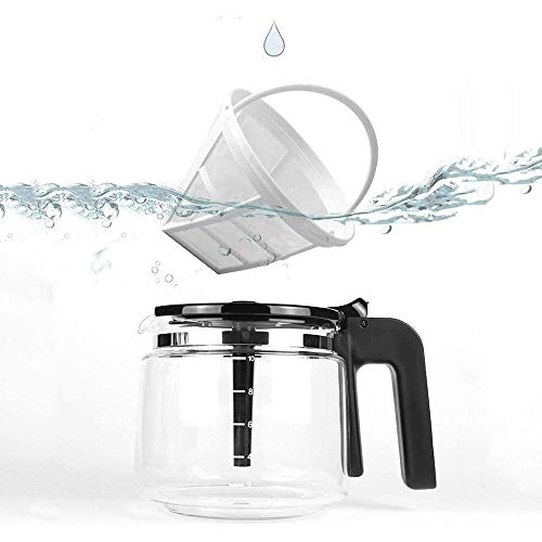 AJH Filterkaffeemaschine Kaffeemaschine, 1,25 l Glaskrug Abnehmbare Filterkaffeemaschine Anti-Tropf-Mühle – Bild 5
