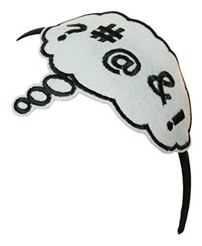 Pop Art Comic Book Headband Thought Bubble - Image 3