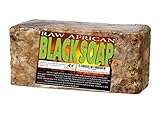 Premium African Black Soap - Pure 1 pound Bulk. Raw