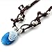 Moana Necklace for Kids Girls Women Blue Pendant Handmade Weave Rope Chain