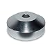 45 RPM Record Adapter Insert - Aluminum - 7 inch Vinyl Record Dome 45 Adapter (Silver anodized)