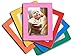 Lubber 12-pack Colorful Magnetic Picture Frames for Refrigerator 4x6 2x3 3x5 inch Photo Note Schedule Holder Gift for Kids Friends Family