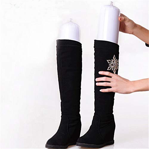 image for wonuu 5 Pair 20 Inch Inflatable Boots Holder Stretcher Shoe Trees PVC 