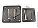 PAW International Polymer RV TV Bracket System; Black 2 pc Set: 1-TV Mount (VESA 100x100mm), 1-Wall Mount | Won't work w/STEEL Brackets