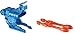 Hot Wheels Star Wars Blast Attack Starship Vehicle (Episode 7 Hero Blue Starfighter Open Wing - Battle Damage)