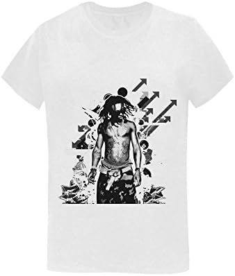 ALLIEED Women's Lil Wayne Rapper T-shirt -XL