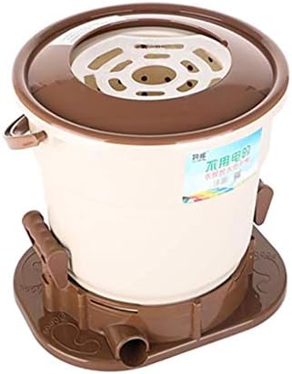 Mini Washing Machine Dehydrator Manual Portable Bucket Dehydrating for Small Linen in A Dormitory for Students without Power Supply Electronic Mini Leaching Machine 39 * 30.5 * 36.5cm