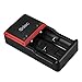 Odec Universal Battery Charger for AA, AAA, AAAA, C, 18650, 26650 Ni-MH Ni-Cd Li-ion rechargeable batteries, 2 Independent Bay