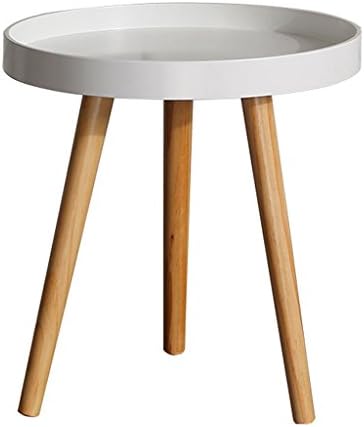 Small Round Table Solid Wood Coffee Table Bedroom Bedside Mini Table Living Room Simple Coffee Table Stylish Living Room Small Round Table Coffee Table Strong Gravity Buy Online At Best Price In Uae